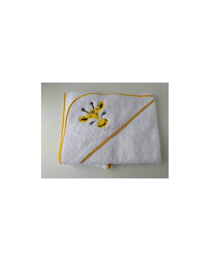 Capa de baño bordada JIRAFA