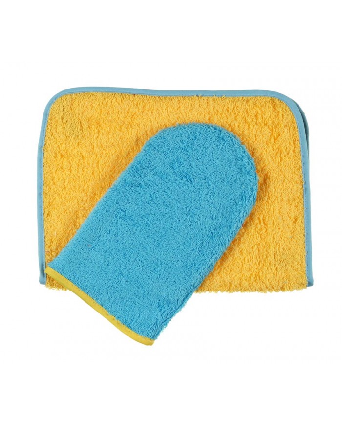 Toalla y Manopla de rizo