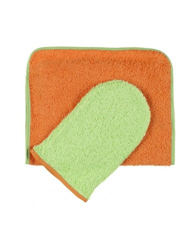 Toalla y Manopla de rizo