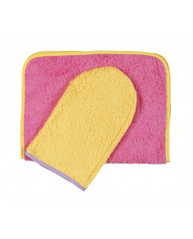 Toalla y Manopla de rizo