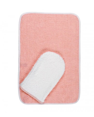 Toalla y Manopla de rizo