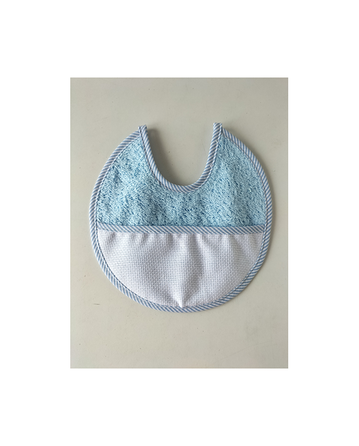 Babero redondo panamá plástico