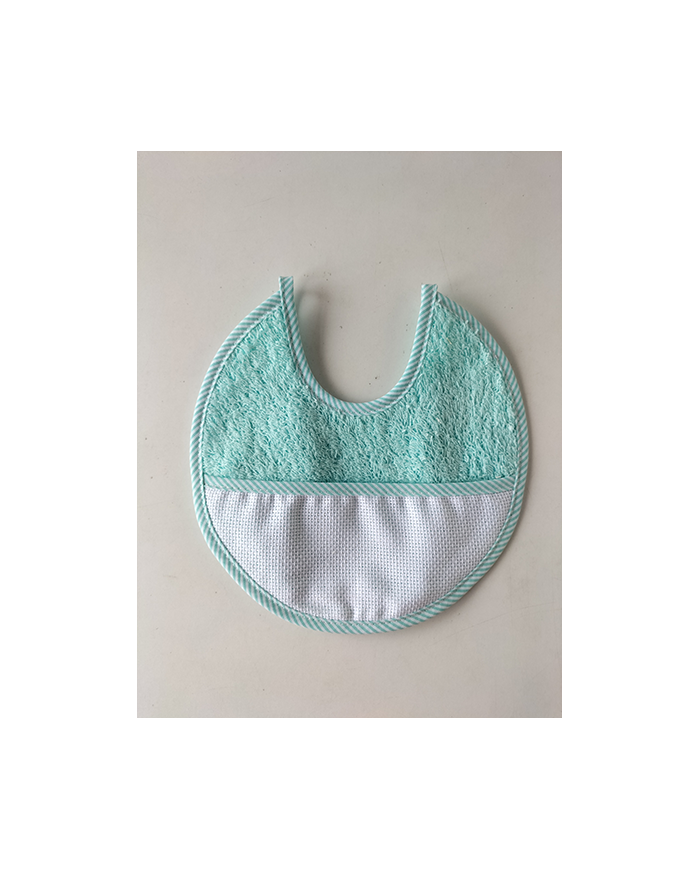 Babero redondo panamá plástico