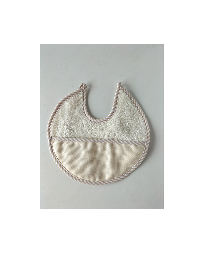 Babero redondo panamá plástico