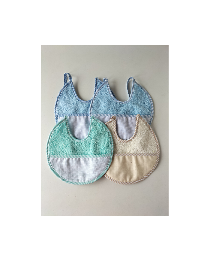 Babero redondo bolsillo panamá