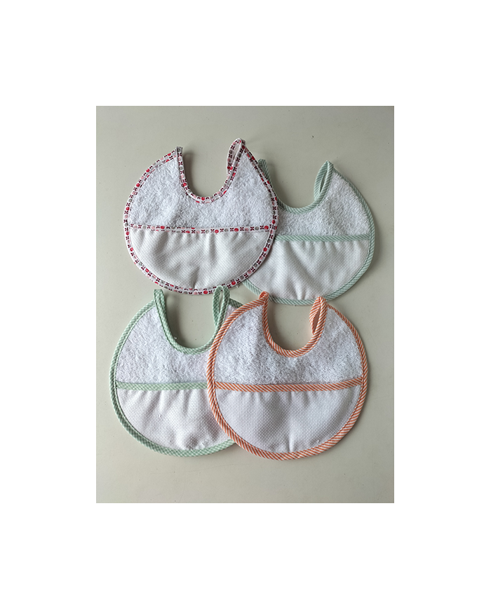 Babero redondo bolsillo panamá