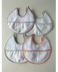 Babero redondo bolsillo panamá