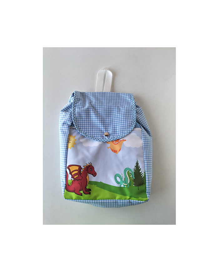 Mochila forrada estampada