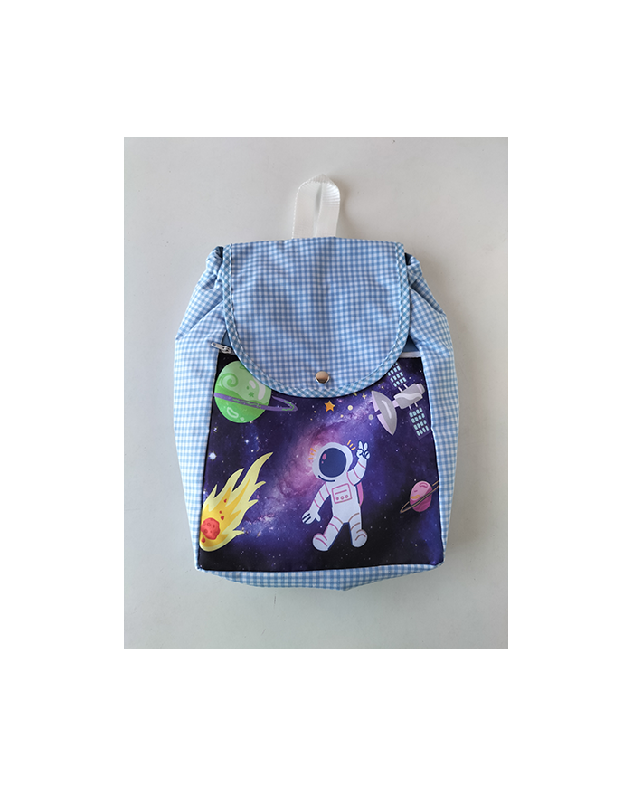 Motxilla forrada estampada