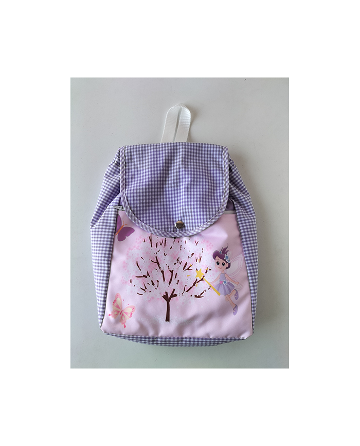 Motxilla forrada estampada