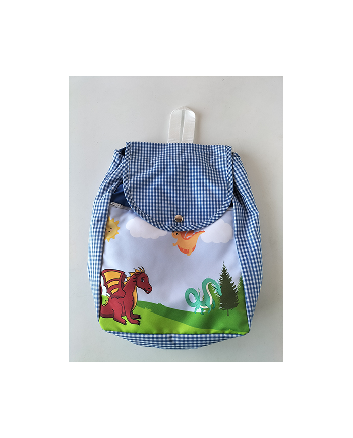 Mochila forrada estampada