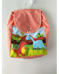 Mochila forrada estampada