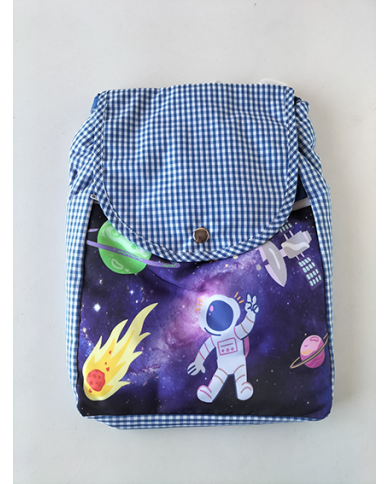 Motxilla forrada estampada