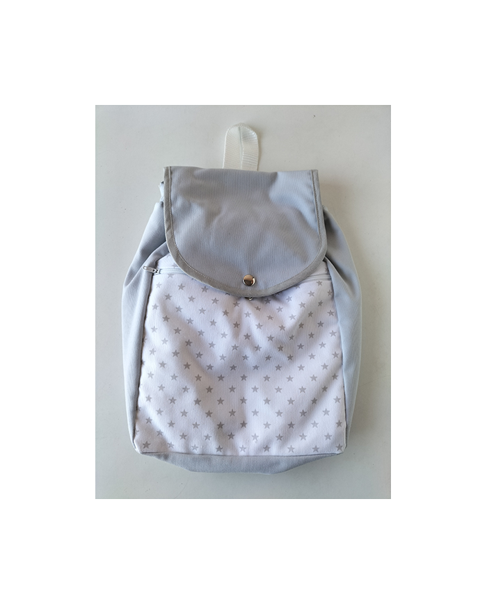 Mochila forrada lisa-estampada