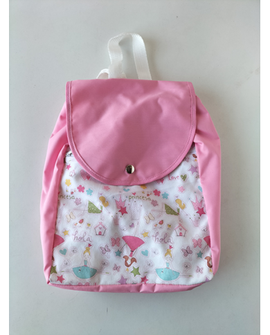 Motxilla forrada llisa-estampada