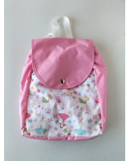 Mochila forrada lisa-estampada