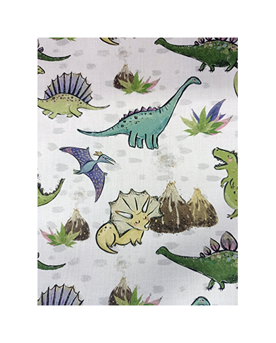 Mochila forrada lisa-estampada