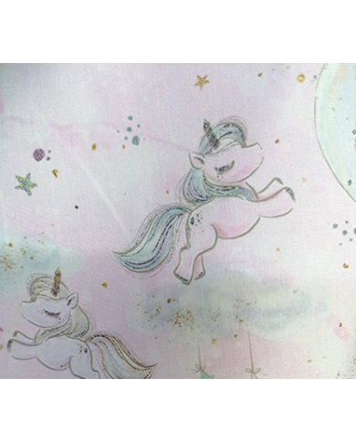 Mochila forrada lisa-estampada