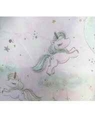 Mochila forrada lisa-estampada