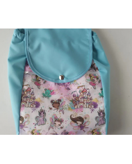 Motxilla forrada llisa-estampada