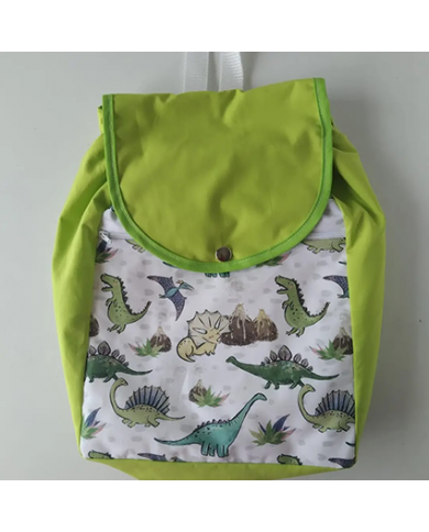 Motxilla forrada llisa-estampada