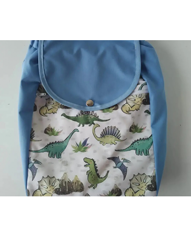 Motxilla forrada llisa-estampada