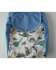 Mochila forrada lisa-estampada