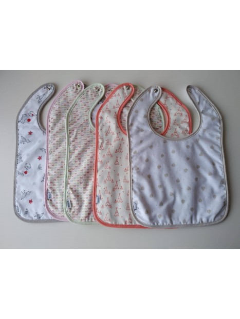 Babero clip reversible 24x35cm