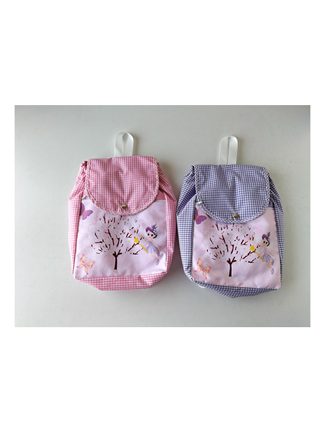 Motxilla forrada estampada