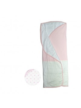 Arrullo estampado topos, interior rizo