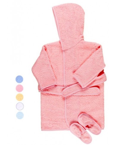 Albornoz bebé Colores Pasteles